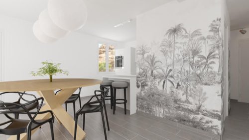 Opération de rénovation immobilière — Fontquentin